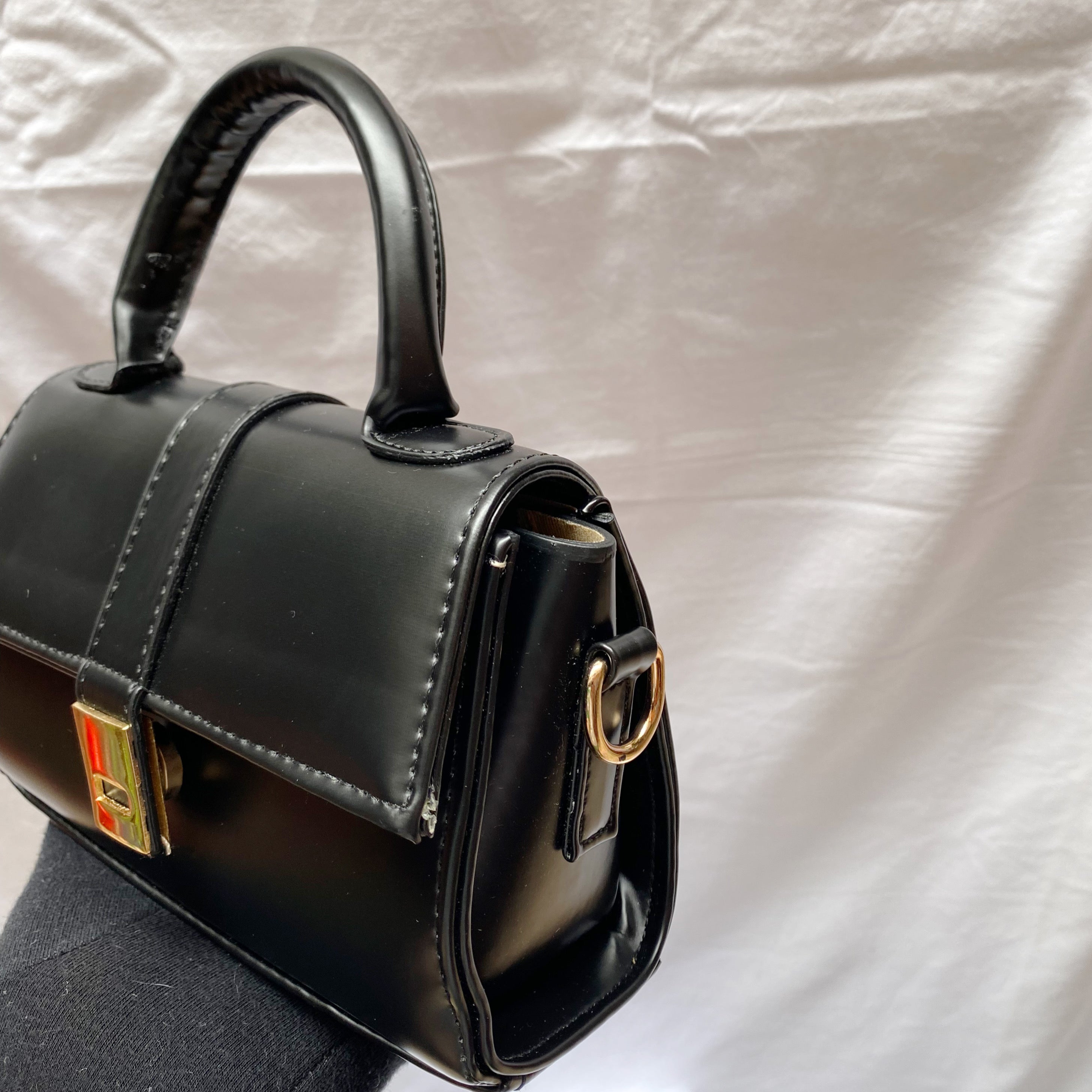 Premium Siyah El /Omuz Çantası