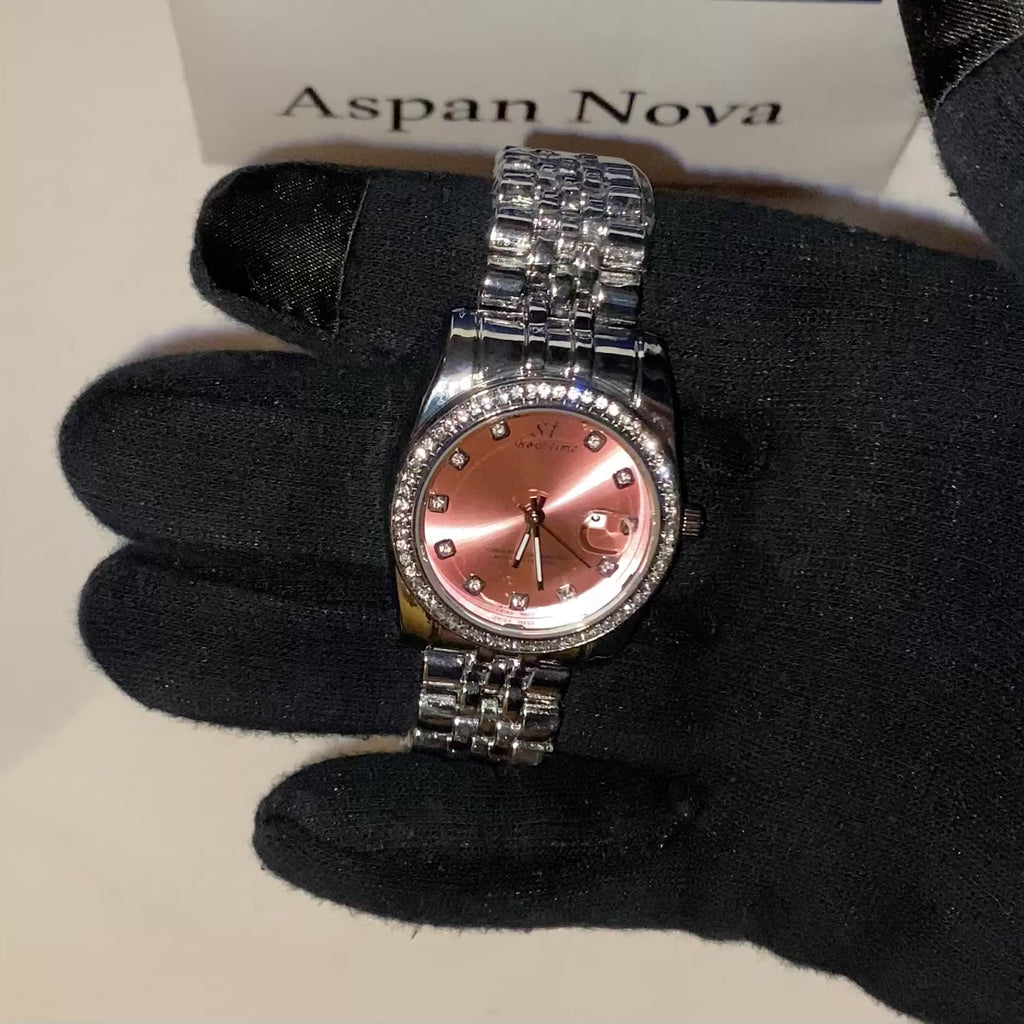 Aspan Nova - Diamond Pink Kadın Kol Saati